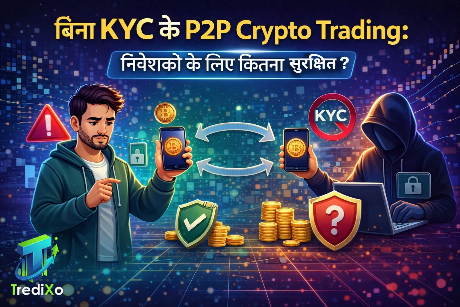 बिना KYC के P2P Crypto Trading निवेशकों के लिए कितना सुरक्षित