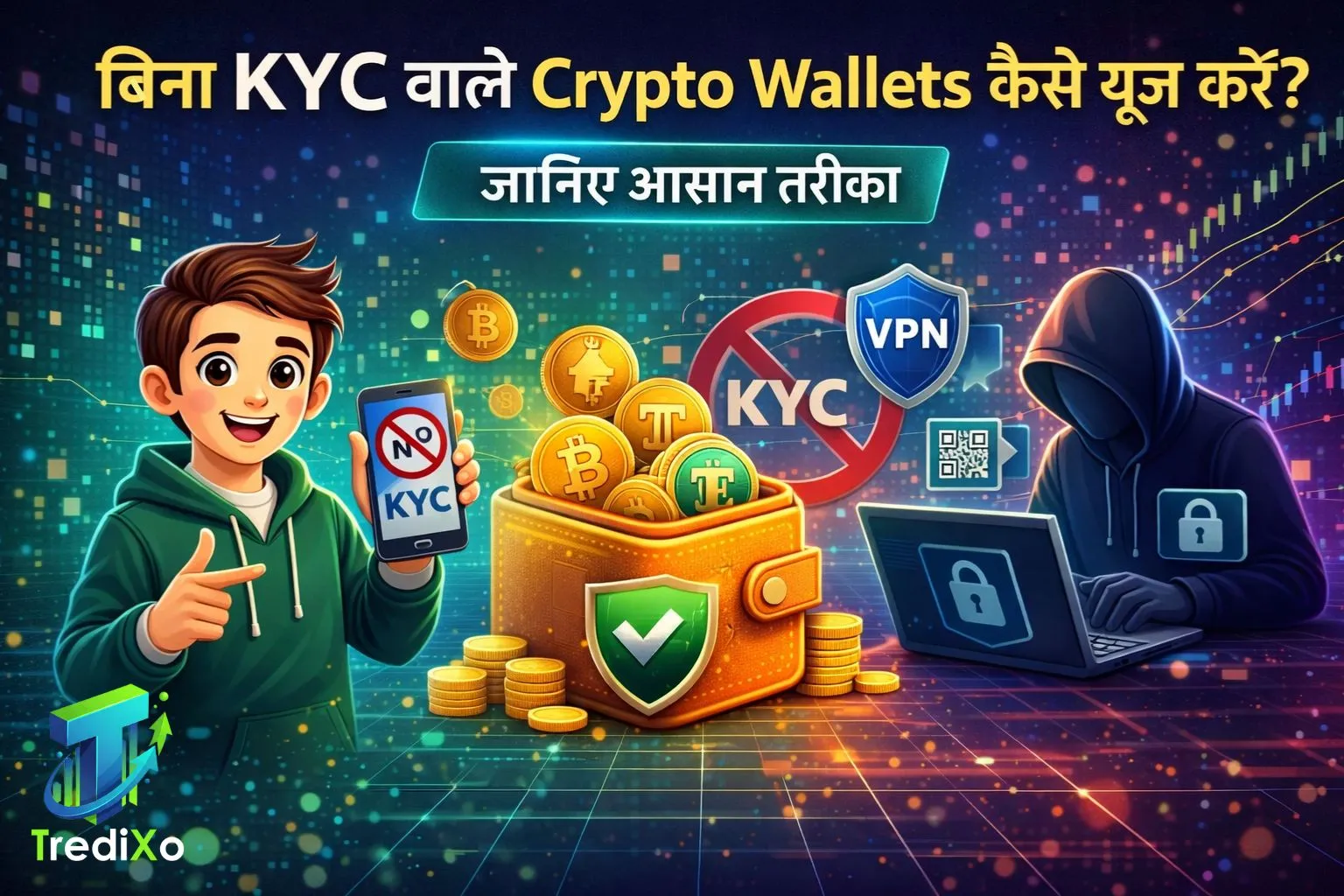बिना KYC वाले Crypto Wallets कैसे यूज़ करें? जानिए आसान तरीका