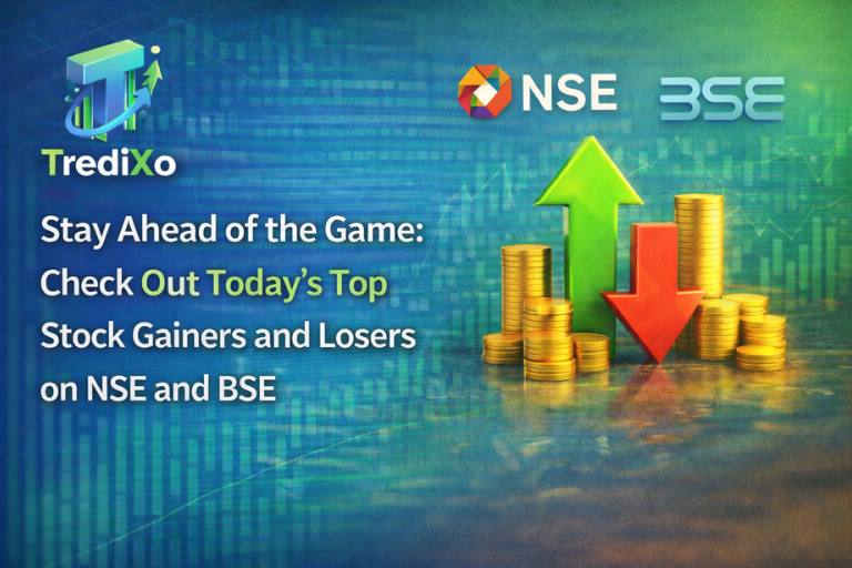 Stock Gainers and Losers on NSE and BSE