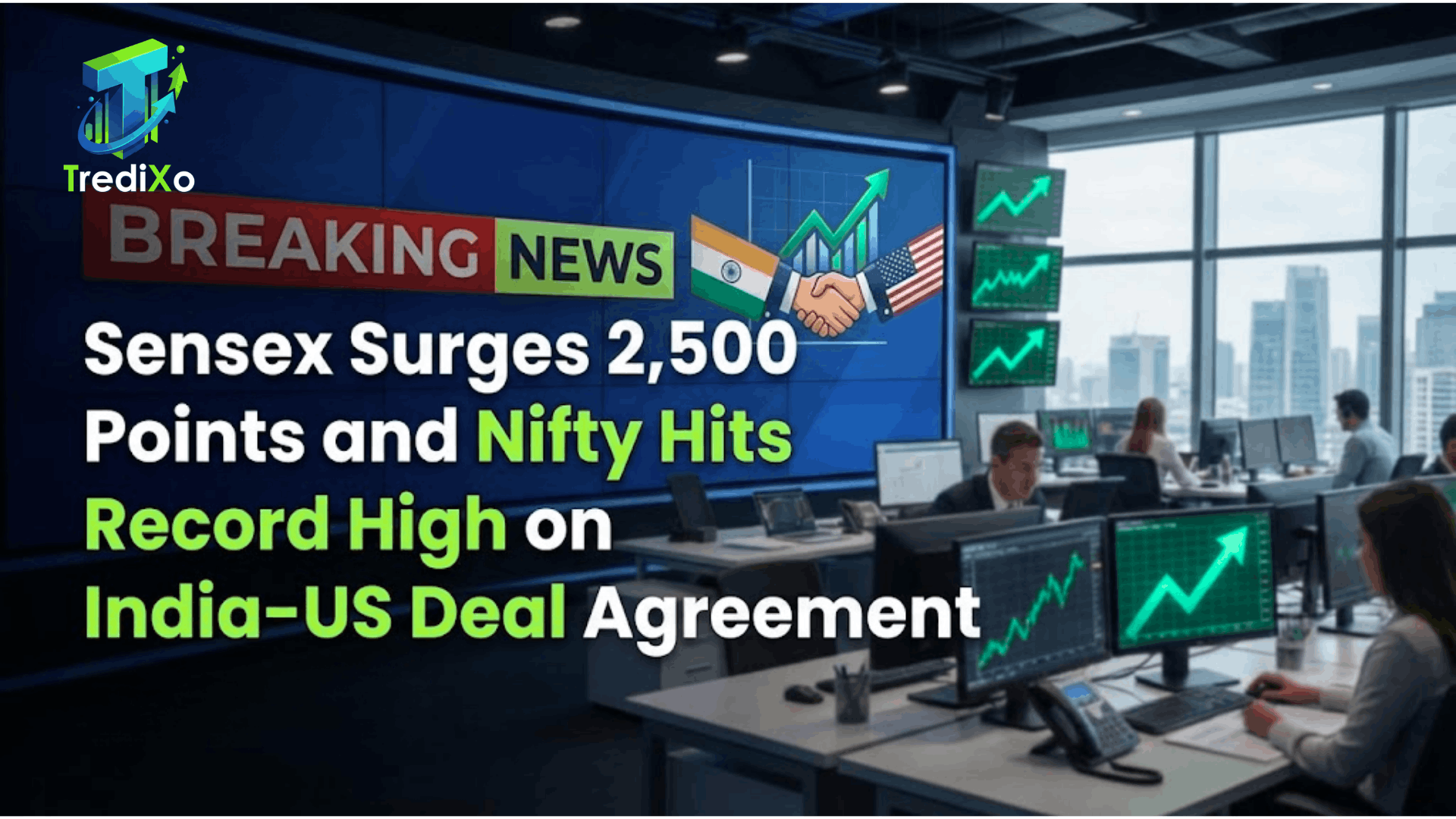 Sensex Surges 2,500 Points