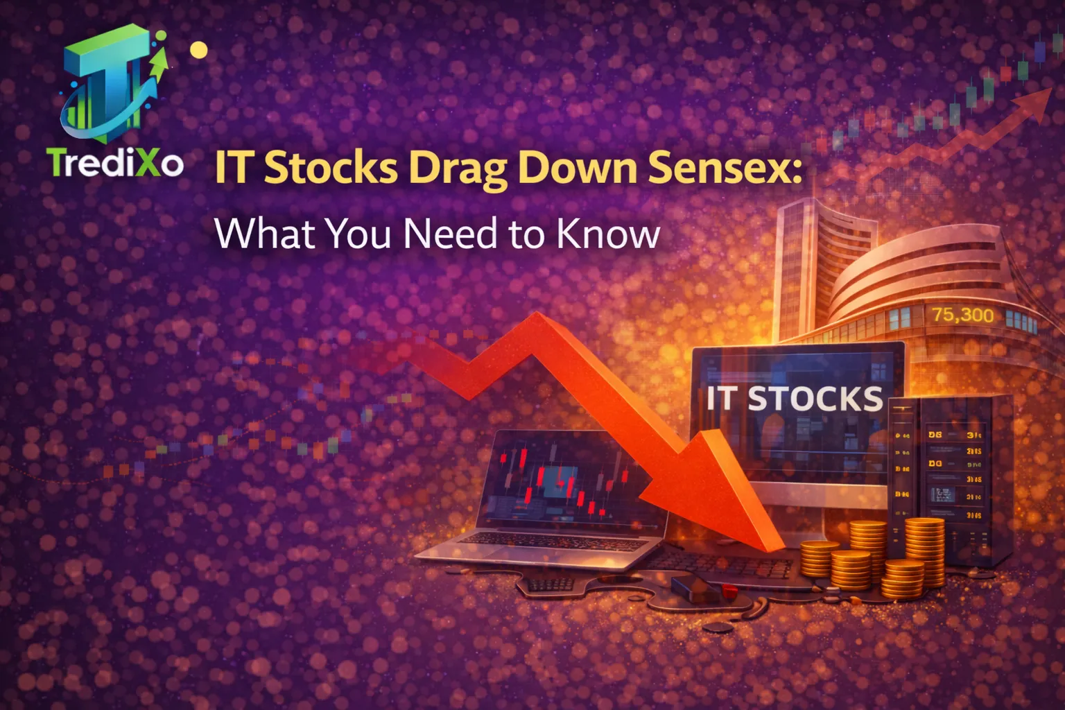 The decline in IT stocks has had a ripple effect on the overall Sensex. 