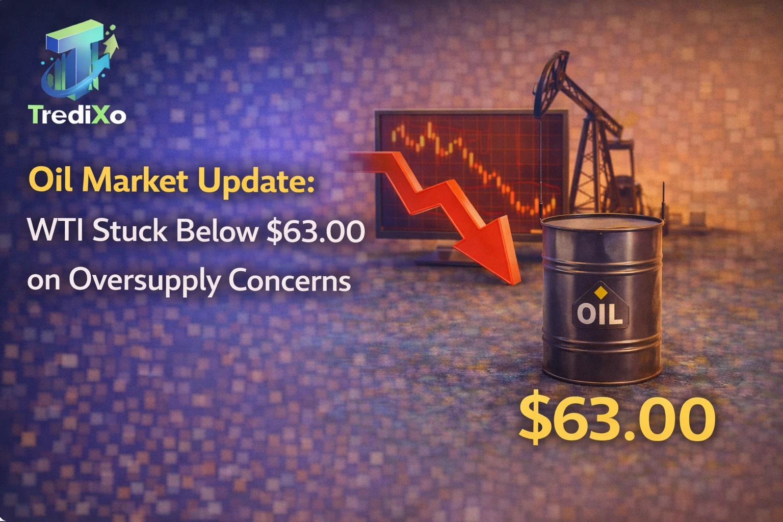 WTI remains below $63.00 due to oversupply concerns  