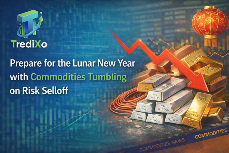 commodities prices falling amid a global risk selloff in markets. 