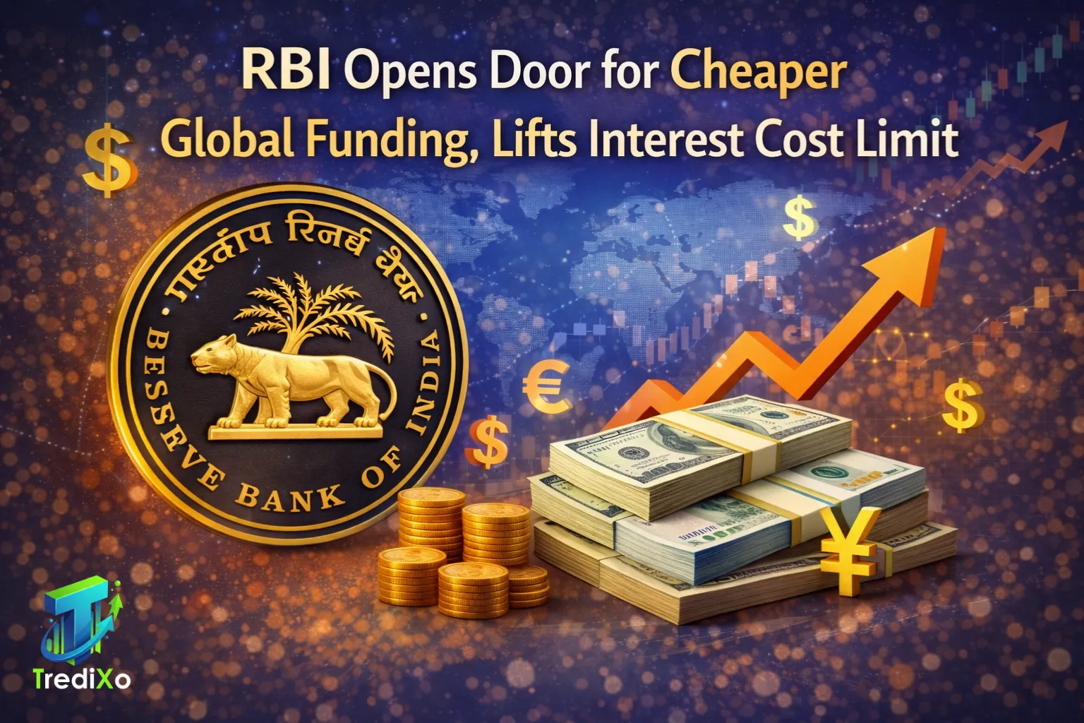 RBI Opens Door for Cheaper Global Funding, Lifts Interest Cost Limit