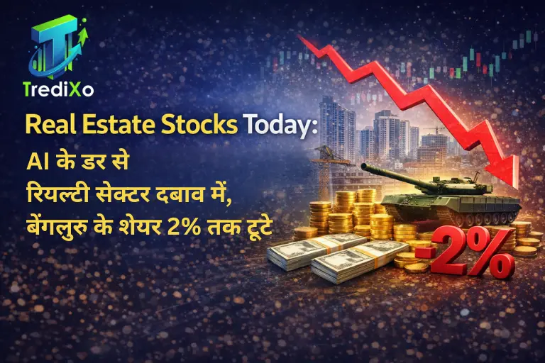 Real Estate Stocks Today: AI के डर से रियल्टी सेक्टर दबाव में, बेंगलुरु के शेयर 2% तक टूटे