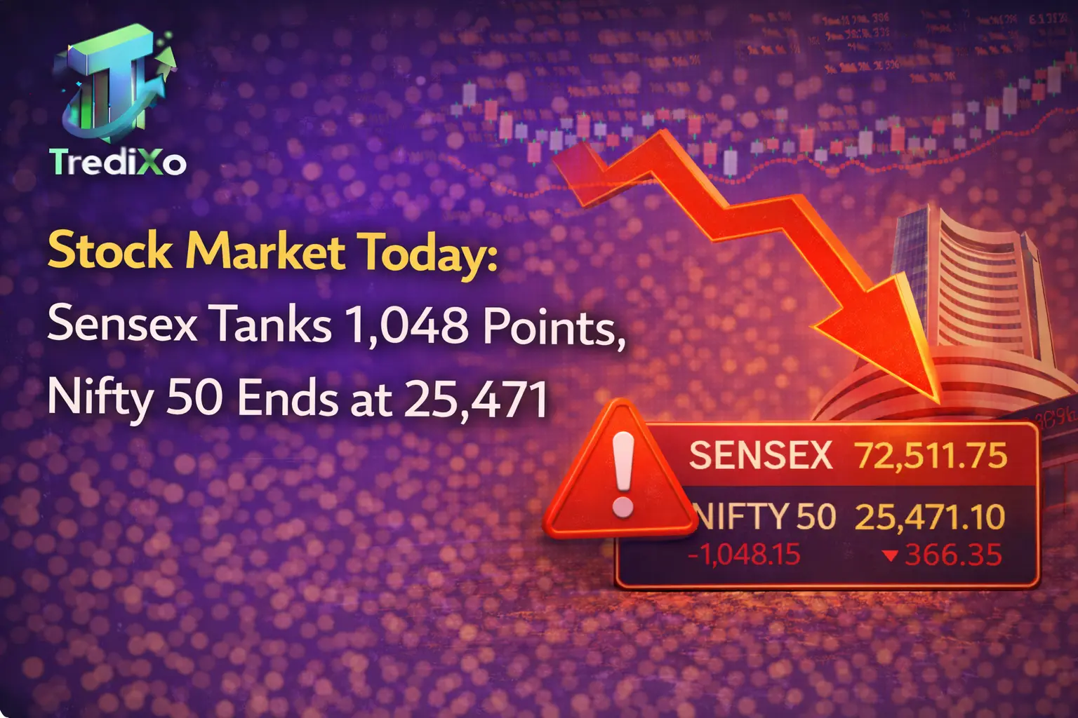 Sensex, Nifty Close Sharply Lower