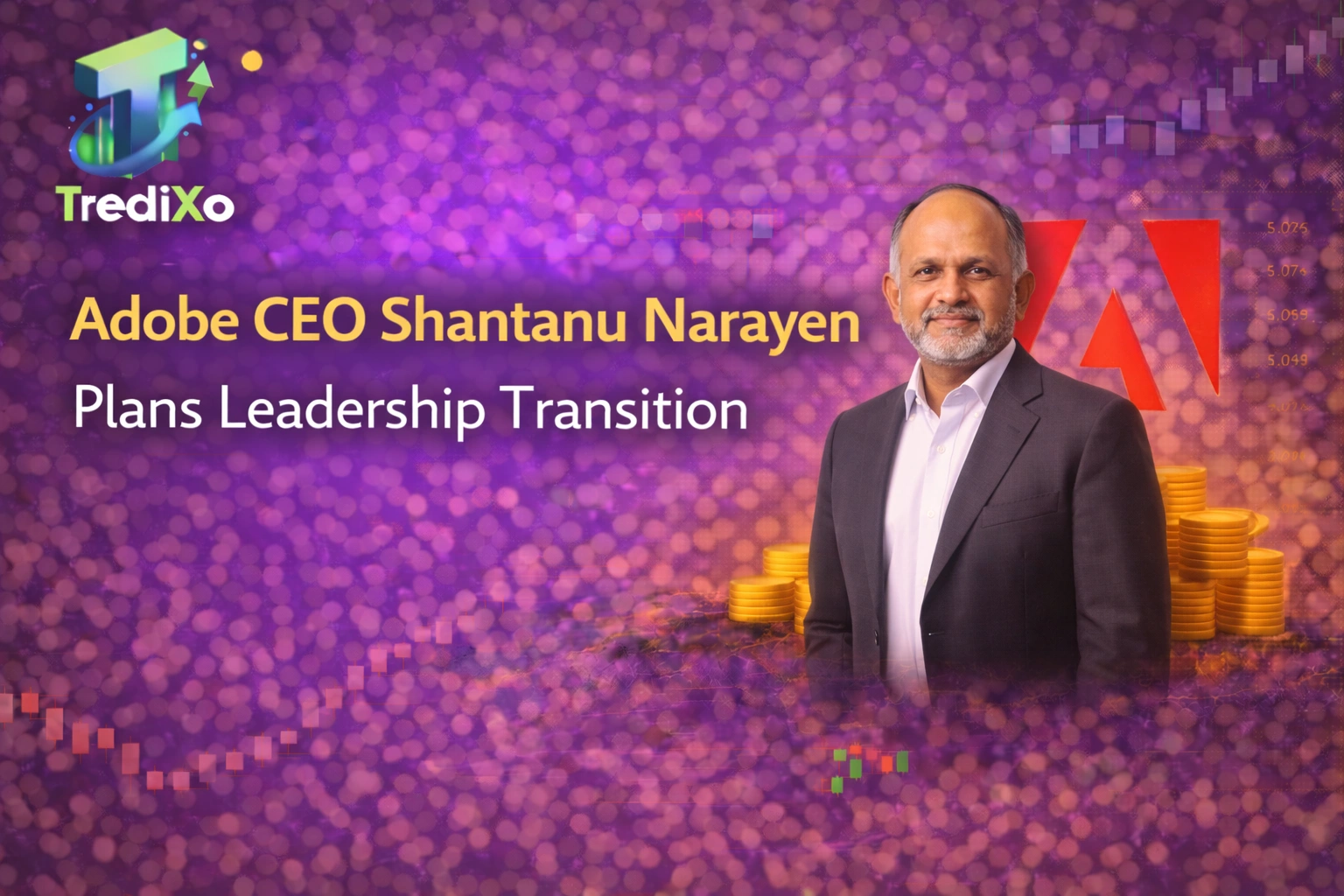 Adobe CEO Shantanu Narayen Plans Leadership Transition