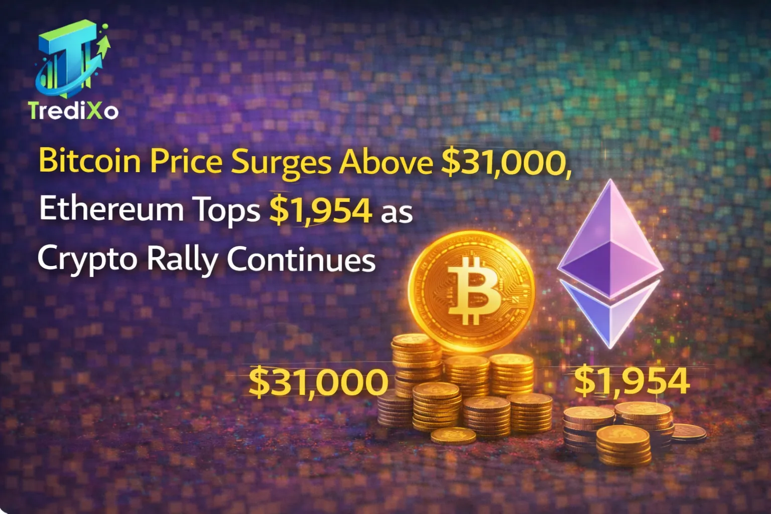 Bitcoin Price Surges Above $31,000, 