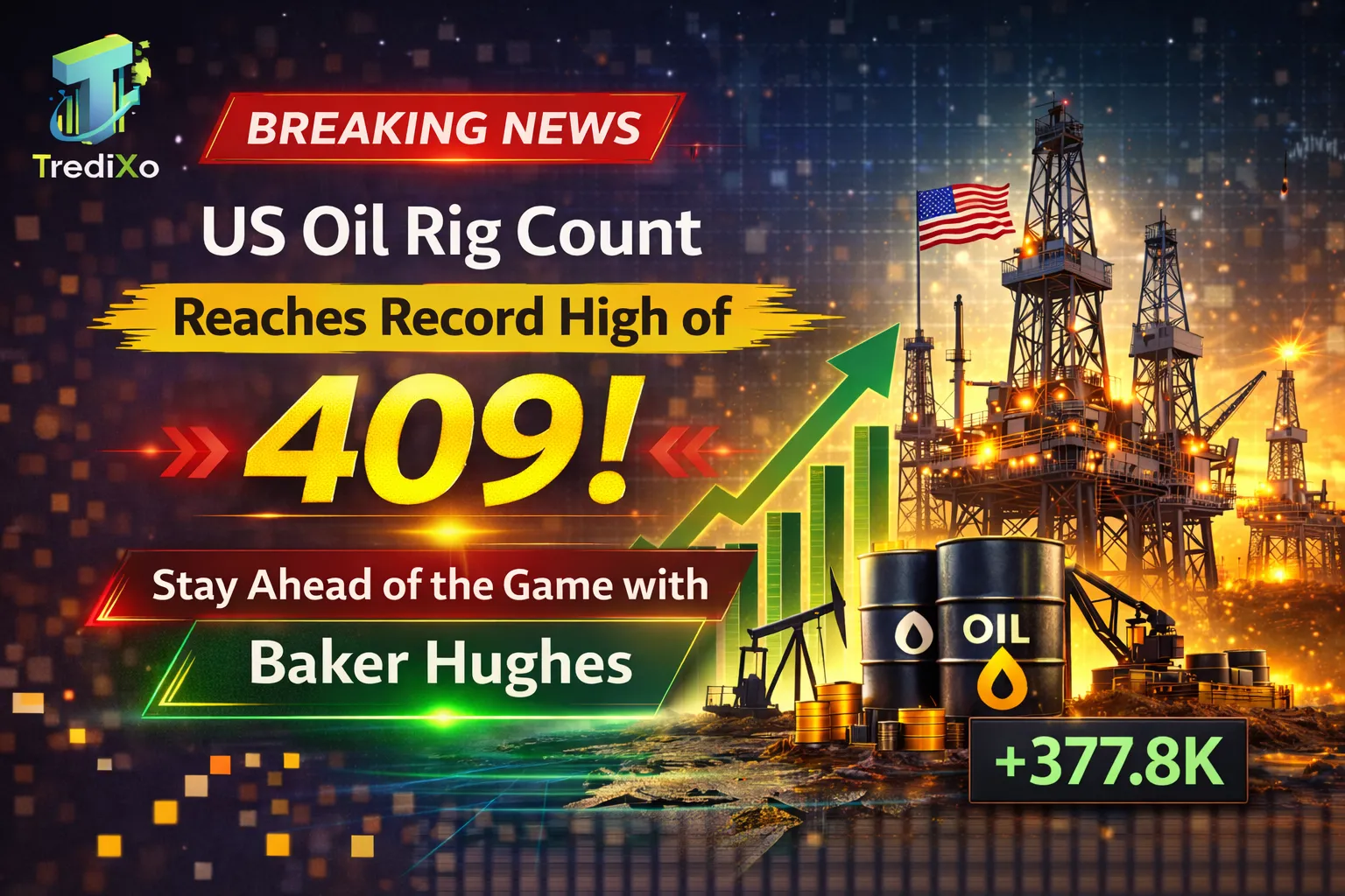 US oil rig count record