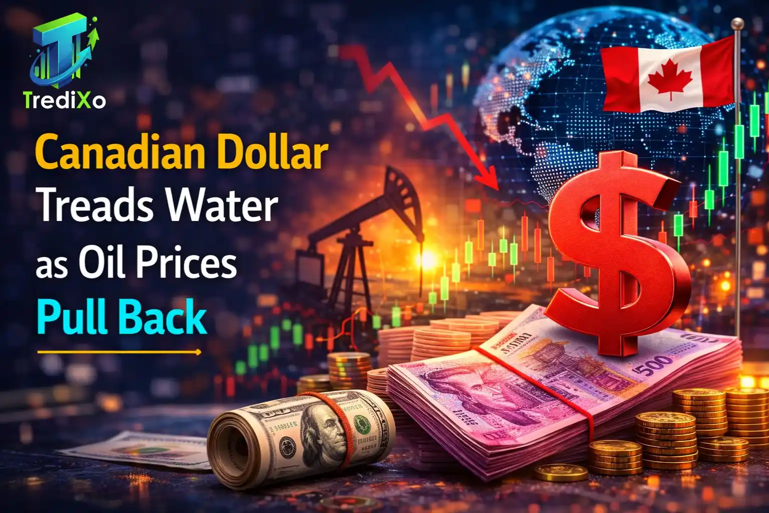 Oil Price Pullback Pressures CAD