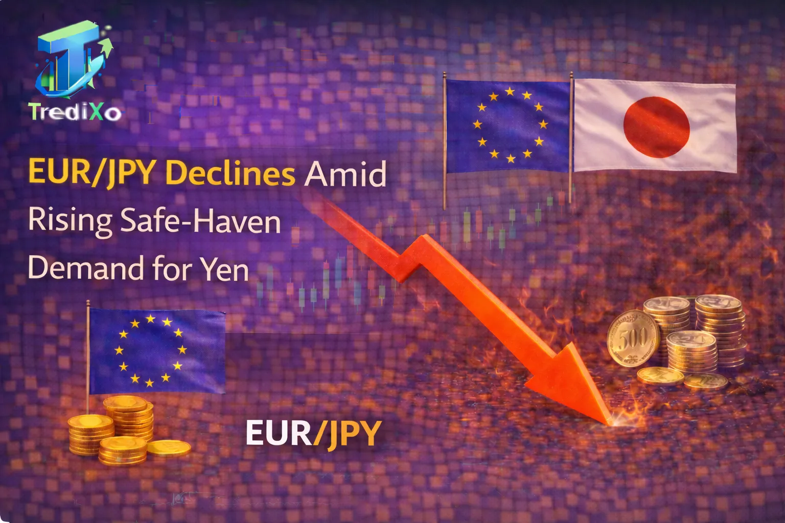  EUR/JPY reflects the growing demand for safe-haven assets