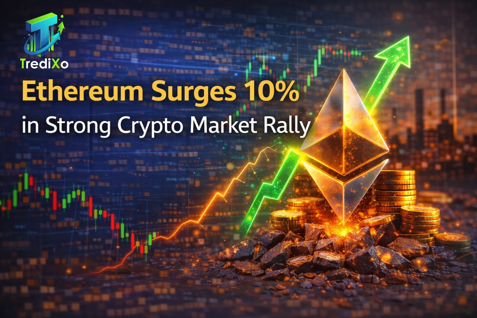 Ethereum Surges 10% 