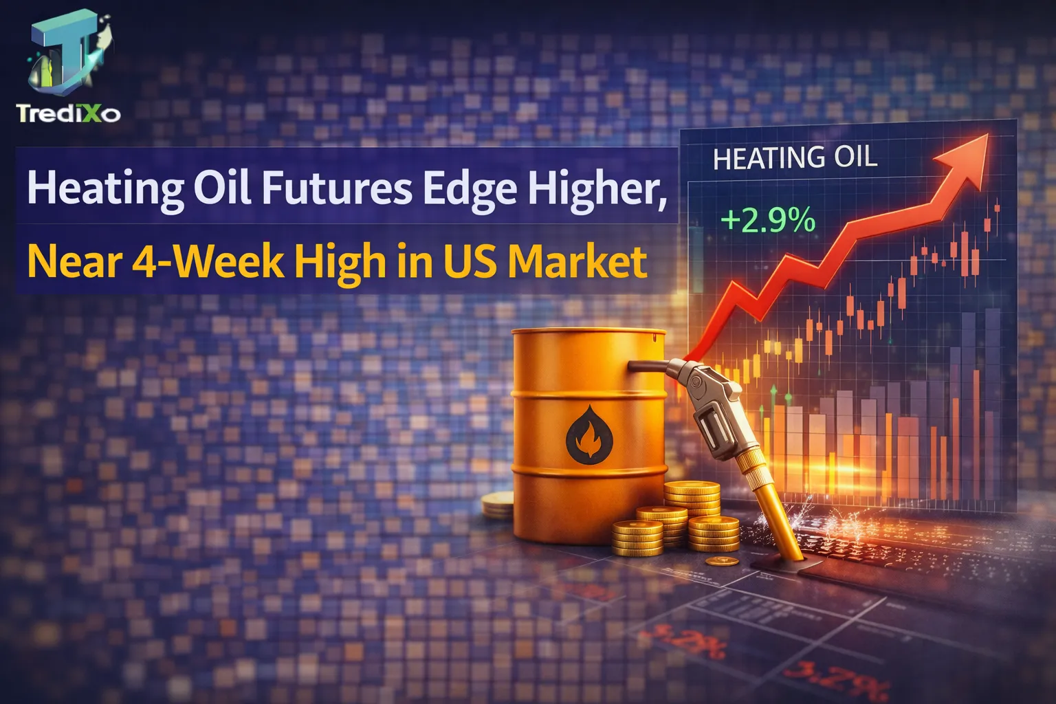 Heating oil futures moved higher in the U.S. market