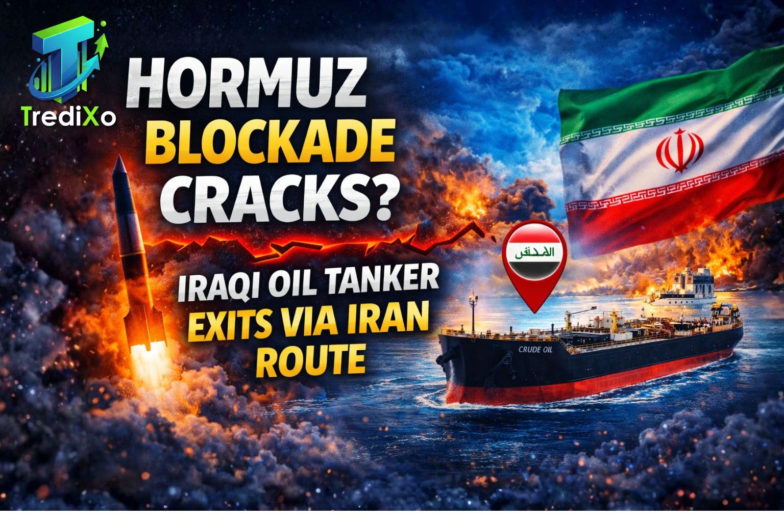 Hormuz Blockade Cracks Iraqi Oil Tanker Exits via Iran Route