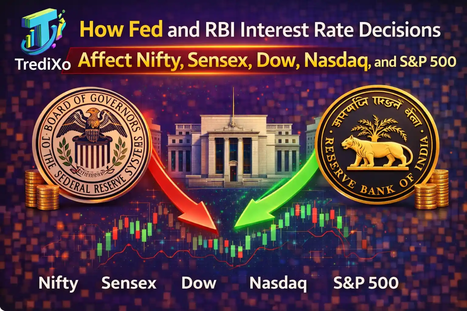 w Fed and RBI Interest Rate