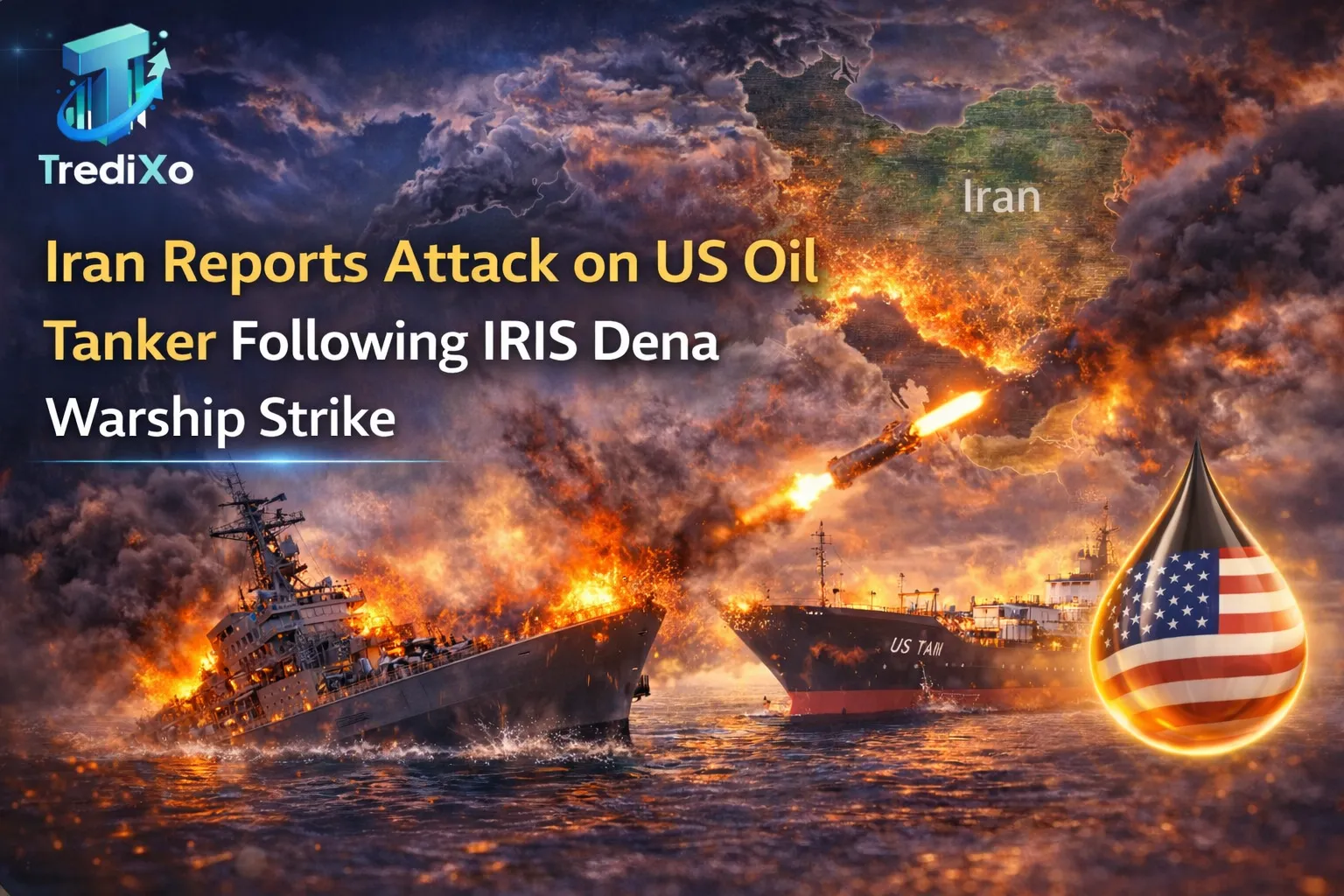  U.S. oil tanker in the Persian Gulf,
