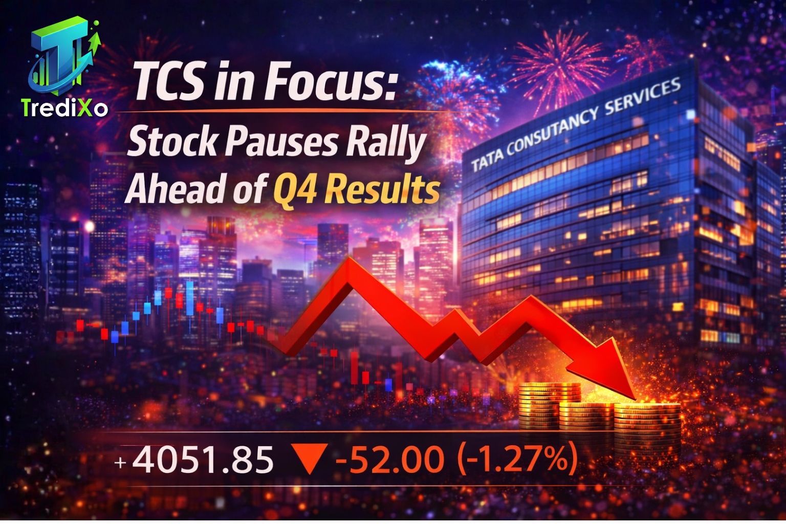 TCS in Focus Stock Pauses Rally Ahead of Q4 Results