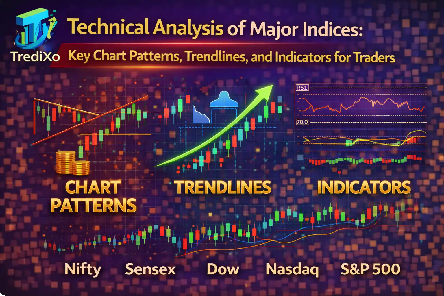 Technical Analysis of Major Indices: 