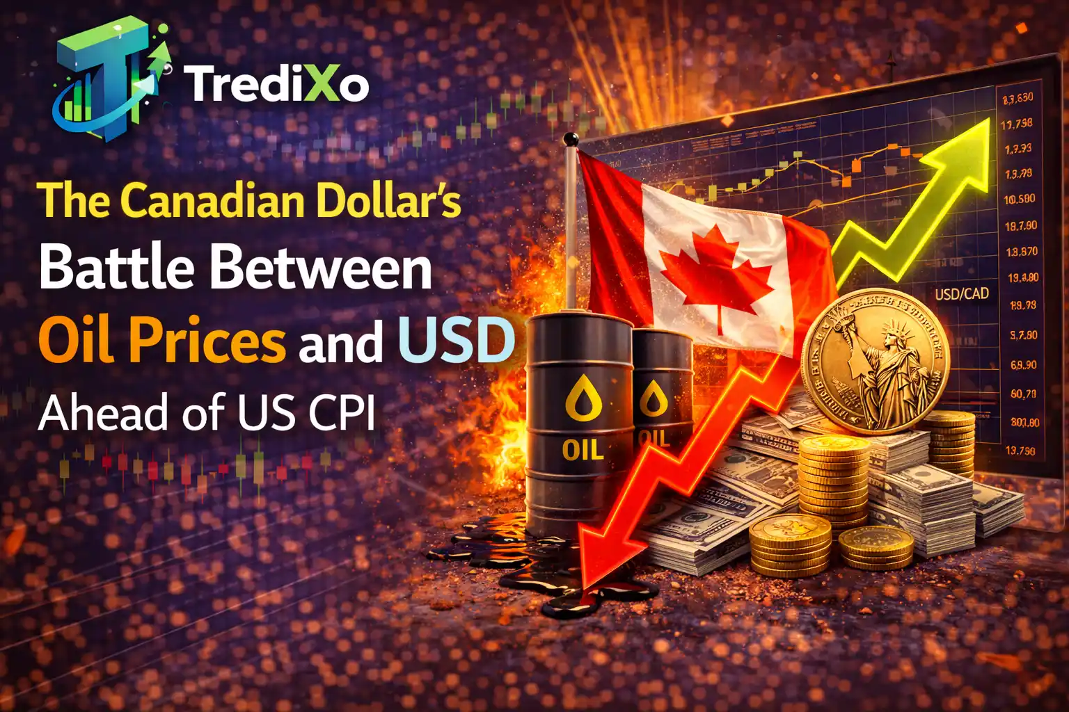 fluctuating oil prices against the strength of the US Dollar (USD) 
