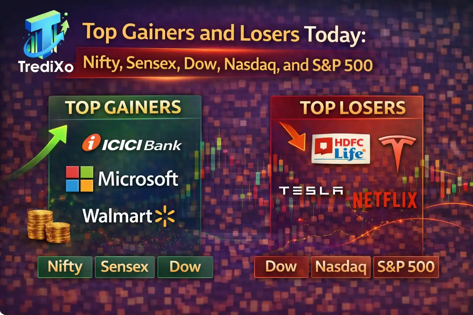Top Gainers and Losers Today