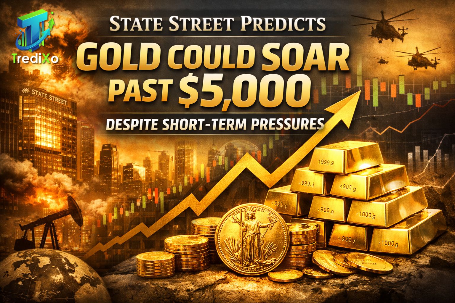 State Street Predicts Gold Could Soar Past $5,000 Despite Short-Term Pressures