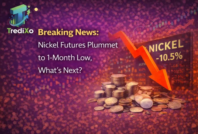  Nickel Futures Plummet to 1-Month Low,