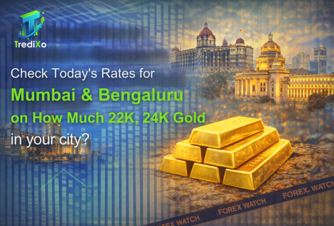 The current rates for 22K and 24K gold 
