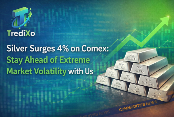 Silver Surges 4% on Comex:
