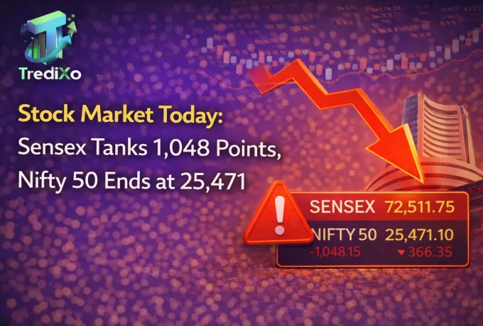 Sensex, Nifty Close Sharply Lower