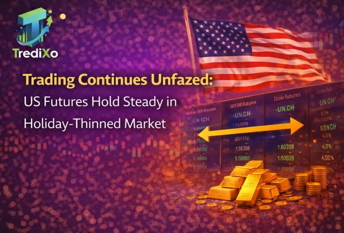 The US futures market remains resilient, holding steady despite the festive atmosphere that typically thins out Wall Street's bustling energy.