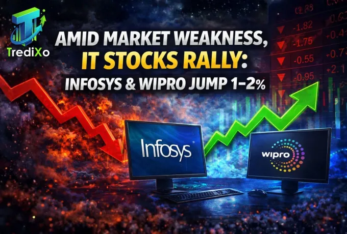 Amid Market Weakness, IT Stocks Rally Infosys & Wipro Jump 1–2%