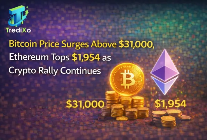 Bitcoin Price Surges Above $31,000, 