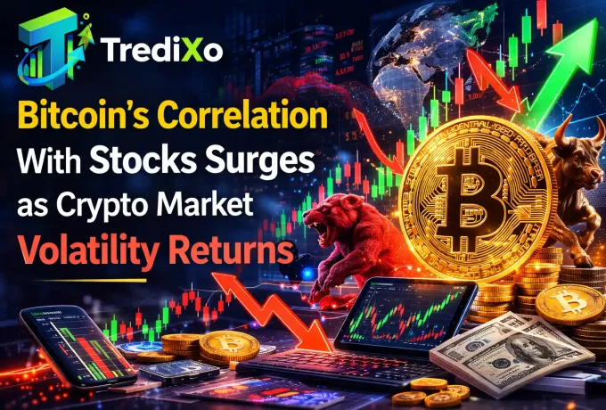 Bitcoin’s Correlation With Stocks Surges as Crypto