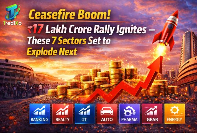 Ceasefire Boom! ₹17 Lakh Crore Rally Ignites — These 7 Sectors Set to Explode Next