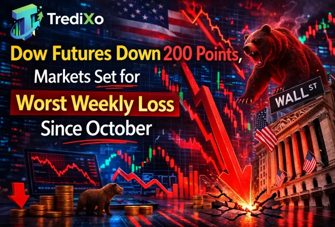 Dow Futures Down 200 Points, Markets Set for Worst Weekly Loss Since October