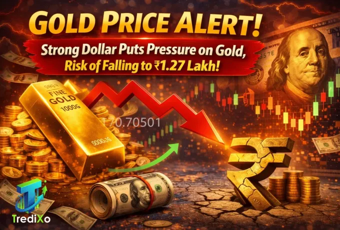 Gold Price Alert Strong Dollar Puts Pressure on Gold, Risk of Falling to ₹1.27 Lakh