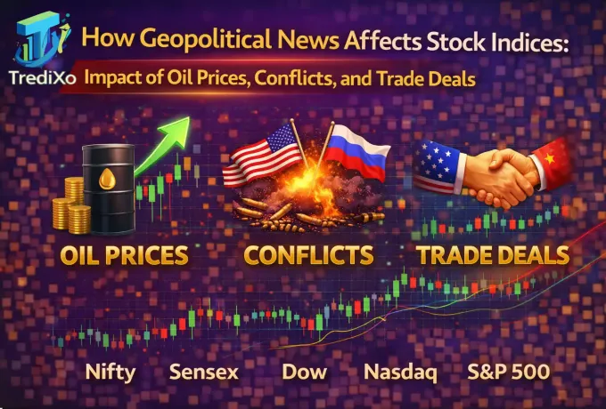 How Geopolitical News Affects Stock Indices: Impact of Oil Prices, Conflicts, and Trade Deals