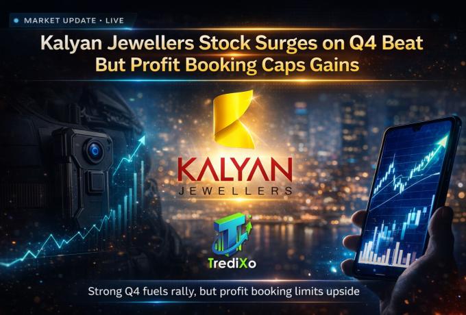 Kalyan Jewellers Stock Surges on Q4 Beat, But Profit Booking Caps Gains