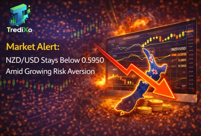  NZD/USD currency pair remains under pressure, trading below the 0.5950 level