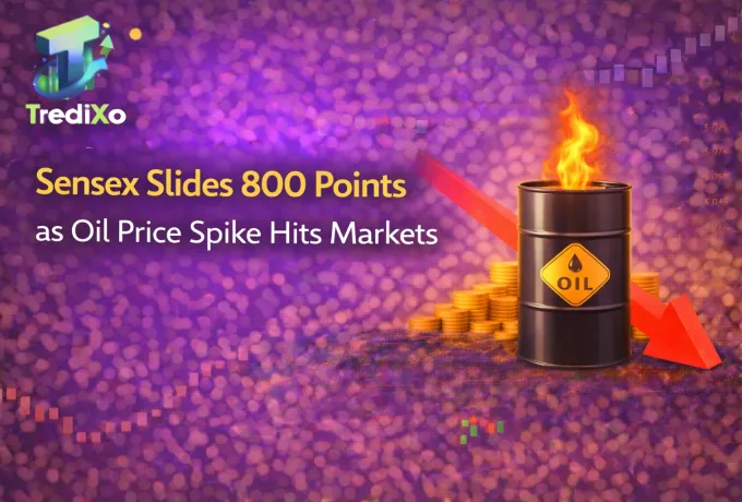 Sensex Slides 800 Points as Oil Price Spike Hits Markets