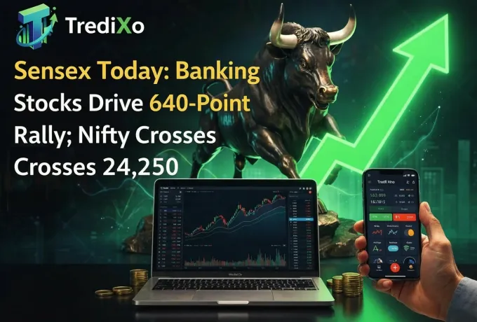 Sensex Today: Banking Stocks Drive 640-Point Rally; Nifty Crosses 24,250