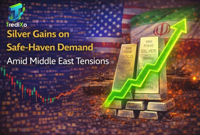 Silver Gains on Safe-Haven