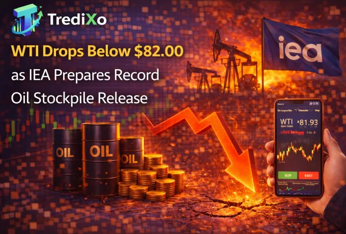 WTI Drops Below $82.00 as IEA Prepares Record Oil Stockpile Release